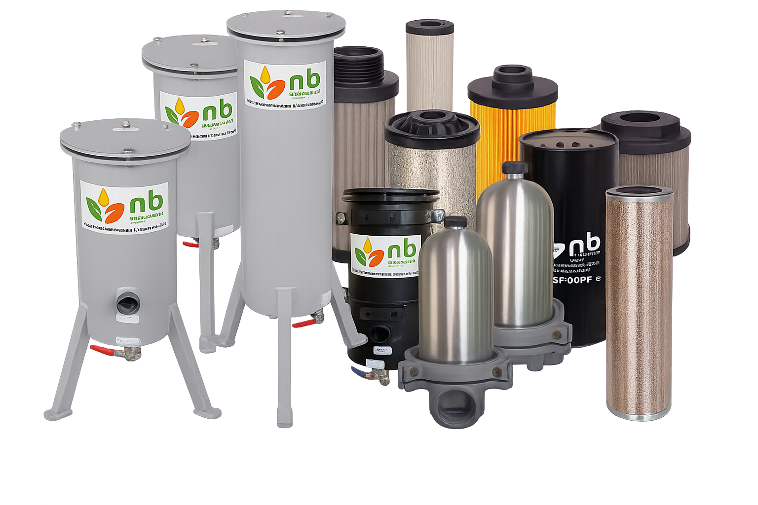 Linha de filtros e elementos filtrantes New Borges